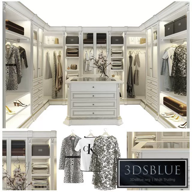 FURNITURE – WAREDROBE & DISPLAY – 3DSKY Models – 11158