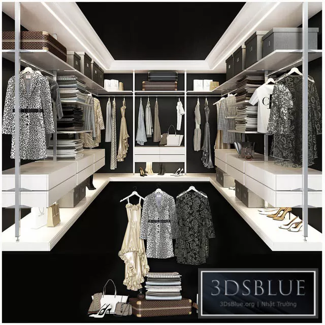 FURNITURE – WAREDROBE & DISPLAY – 3DSKY Models – 11159