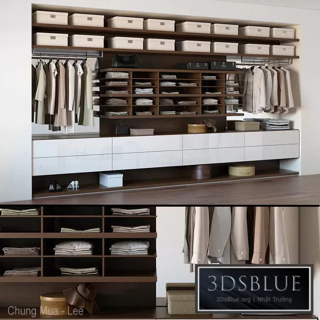 FURNITURE – WAREDROBE & DISPLAY – 3DSKY Models – 11160