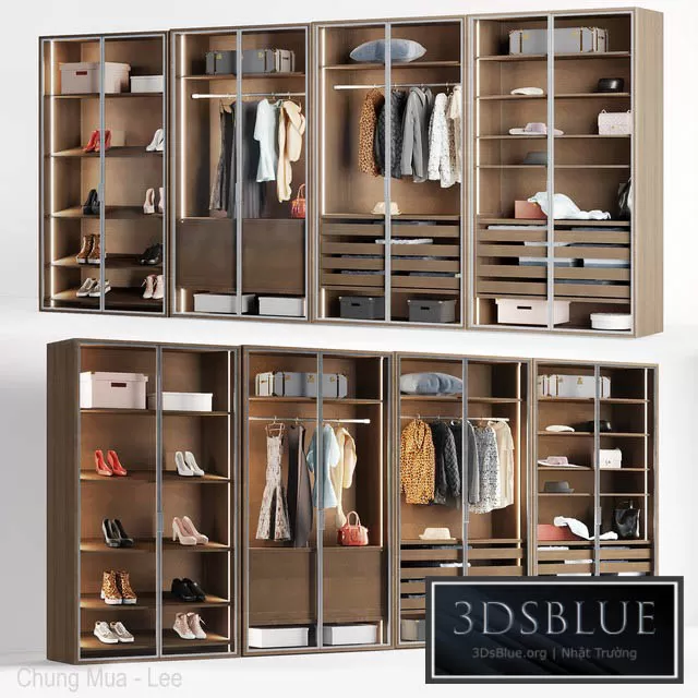 FURNITURE – WAREDROBE & DISPLAY – 3DSKY Models – 11170