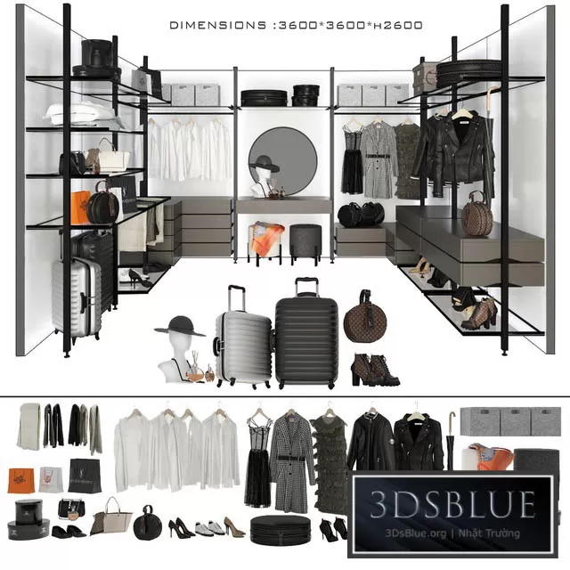 FURNITURE – WAREDROBE & DISPLAY – 3DSKY Models – 11239 FURNITURE – WAREDROBE & DISPLAY – 3DSKY Models – 11239