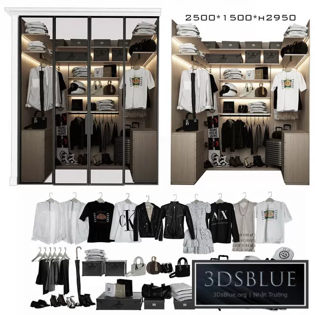 FURNITURE – WAREDROBE & DISPLAY – 3DSKY Models – 11277 FURNITURE – WAREDROBE & DISPLAY – 3DSKY Models – 11277