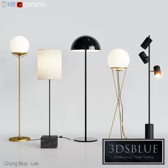LIGHTING – FLOOR LAMP – 3DSKY Models – 11502