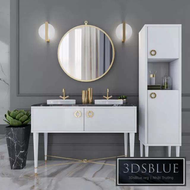 BATHROOM – BATHROOM FURNITURE – 3DSKY Models – 1159