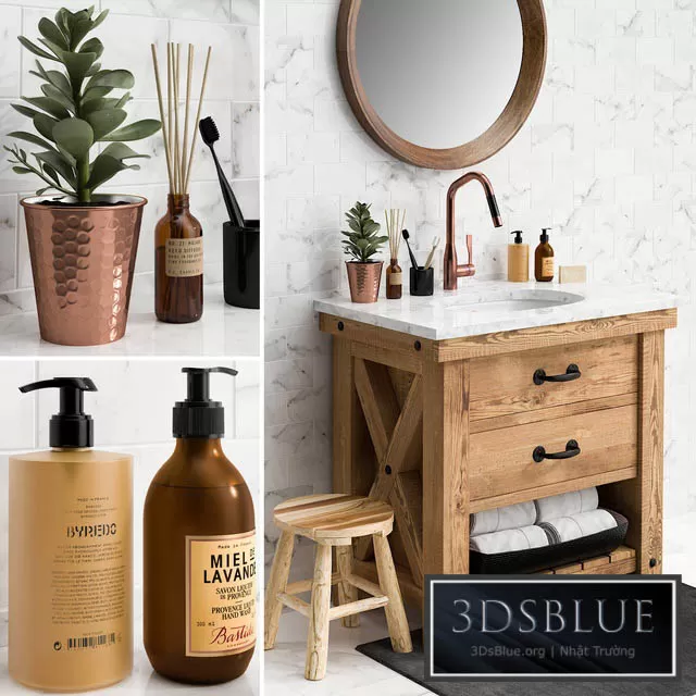 BATHROOM – BATHROOM FURNITURE – 3DSKY Models – 1166