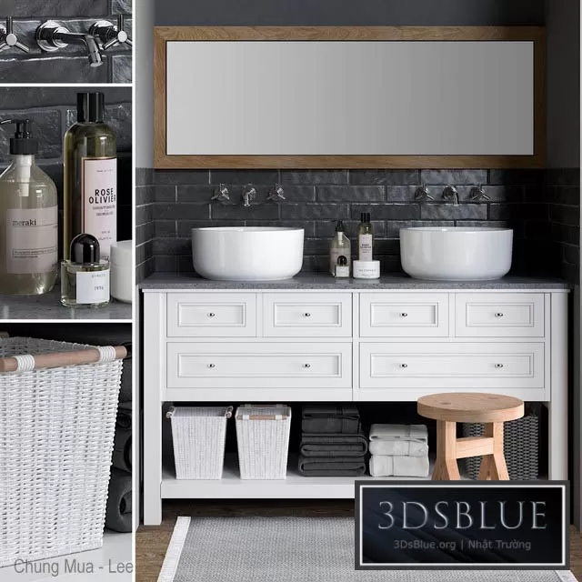 BATHROOM – BATHROOM FURNITURE – 3DSKY Models – 1177