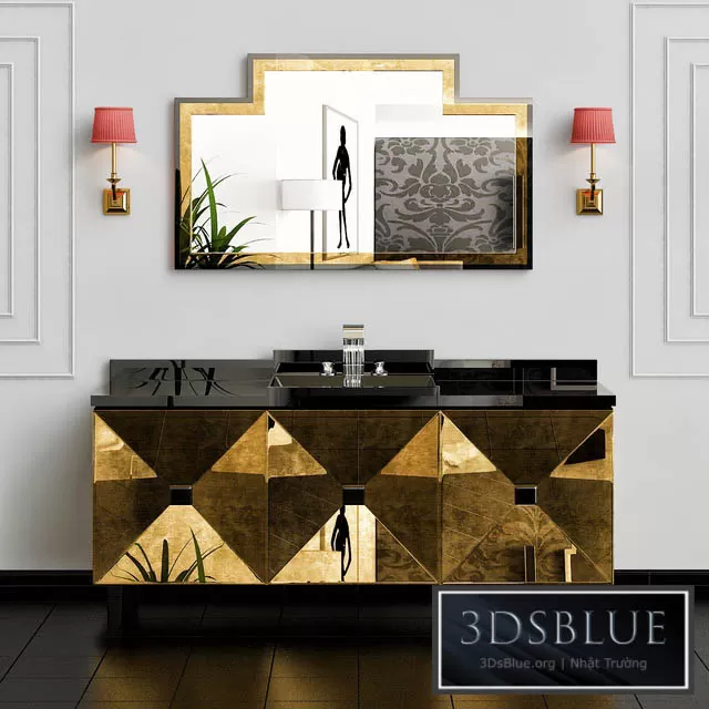 BATHROOM – BATHROOM FURNITURE – 3DSKY Models – 1179