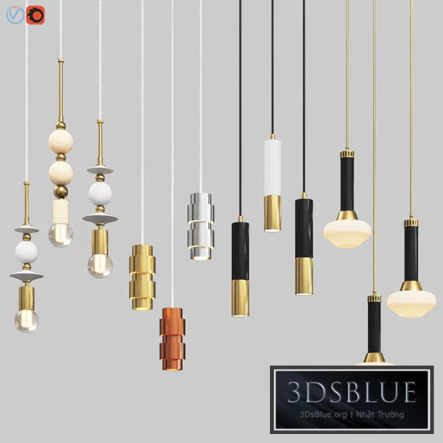 LIGHTING – PENDANT LIGHT – 3DSKY Models – 11787