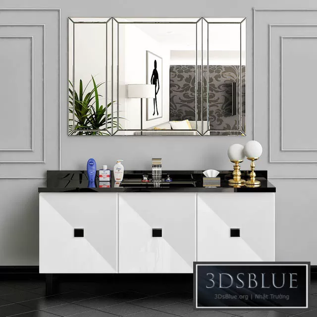 BATHROOM – BATHROOM FURNITURE – 3DSKY Models – 1181