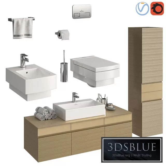 BATHROOM – BATHROOM FURNITURE – 3DSKY Models – 1183