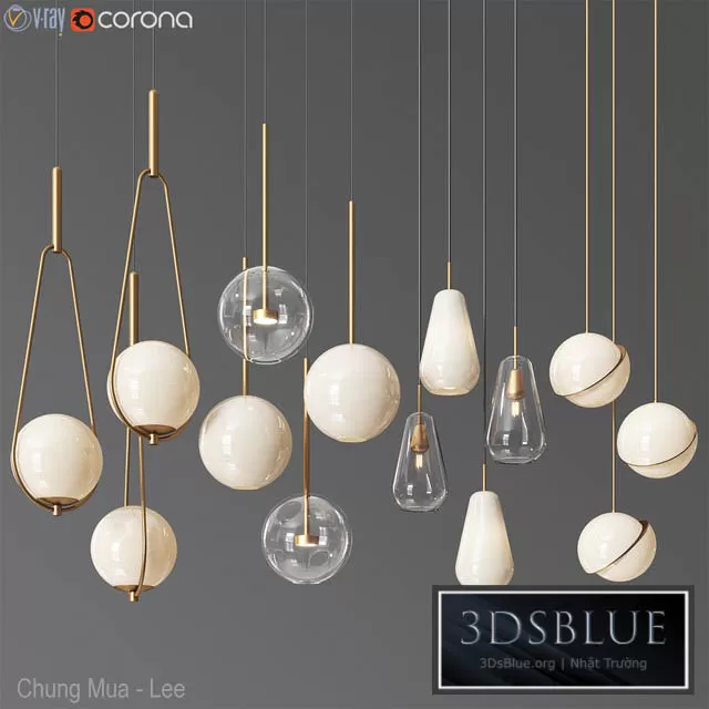 LIGHTING – PENDANT LIGHT – 3DSKY Models – 12087