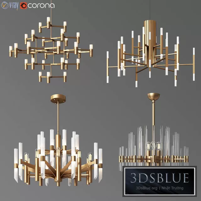 LIGHTING – PENDANT LIGHT – 3DSKY Models – 12137