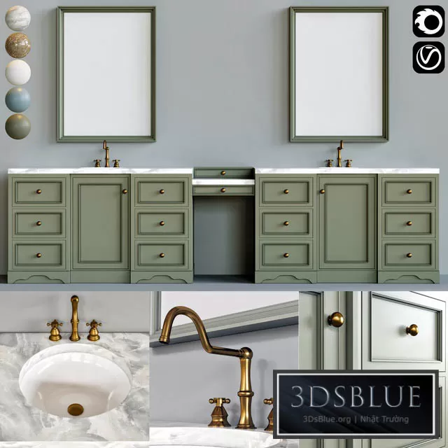 BATHROOM – BATHROOM FURNITURE – 3DSKY Models – 1217 BATHROOM – BATHROOM FURNITURE – 3DSKY Models – 1217