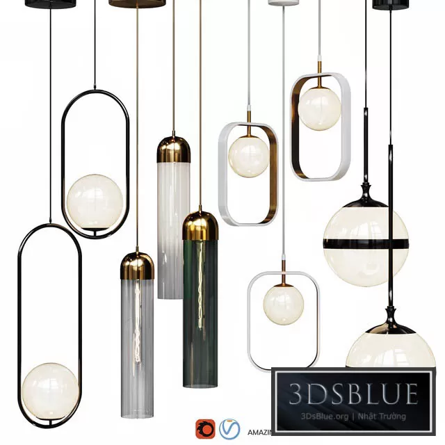LIGHTING – PENDANT LIGHT – 3DSKY Models – 12277