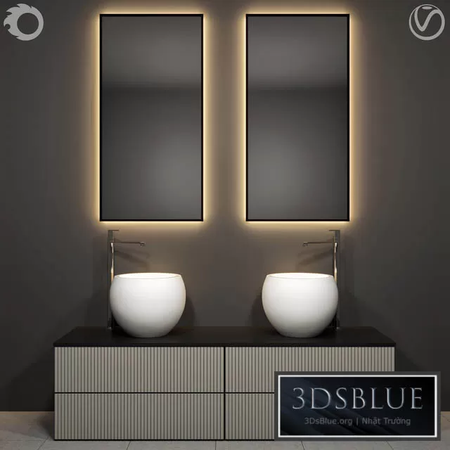 BATHROOM – BATHROOM FURNITURE – 3DSKY Models – 1243 BATHROOM – BATHROOM FURNITURE – 3DSKY Models – 1243