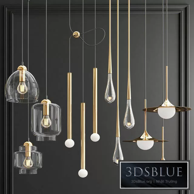 LIGHTING – PENDANT LIGHT – 3DSKY Models – 12424