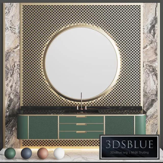 BATHROOM – BATHROOM FURNITURE – 3DSKY Models – 1264 BATHROOM – BATHROOM FURNITURE – 3DSKY Models – 1264