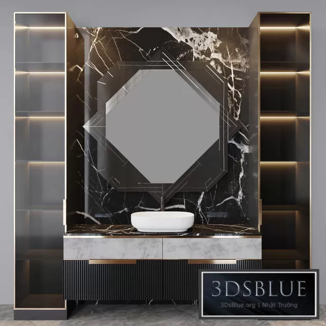 BATHROOM – BATHROOM FURNITURE – 3DSKY Models – 1266 BATHROOM – BATHROOM FURNITURE – 3DSKY Models – 1266