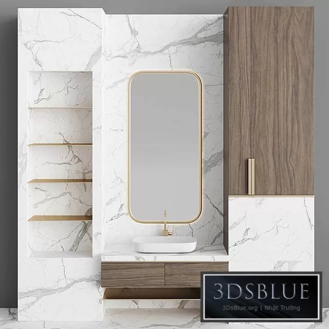 BATHROOM – BATHROOM FURNITURE – 3DSKY Models – 1268 BATHROOM – BATHROOM FURNITURE – 3DSKY Models – 1268