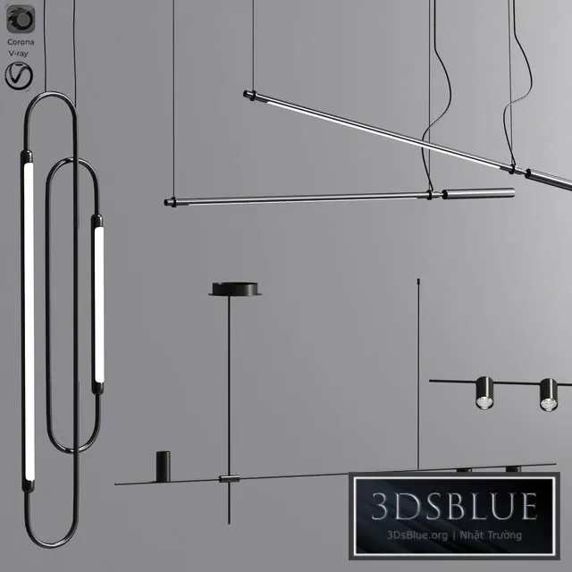 LIGHTING – PENDANT LIGHT – 3DSKY Models – 12714 LIGHTING – PENDANT LIGHT – 3DSKY Models – 12714