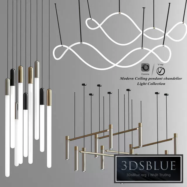 LIGHTING – PENDANT LIGHT – 3DSKY Models – 12813