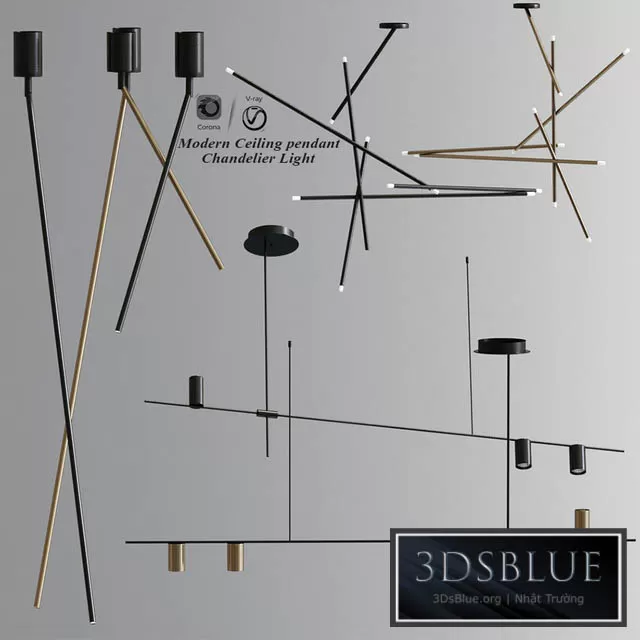 LIGHTING – PENDANT LIGHT – 3DSKY Models – 12816