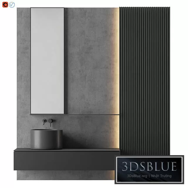 BATHROOM – BATHROOM FURNITURE – 3DSKY Models – 1286 BATHROOM – BATHROOM FURNITURE – 3DSKY Models – 1286