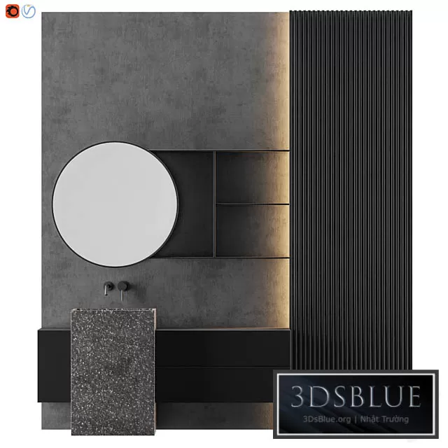 BATHROOM – BATHROOM FURNITURE – 3DSKY Models – 1287 BATHROOM – BATHROOM FURNITURE – 3DSKY Models – 1287