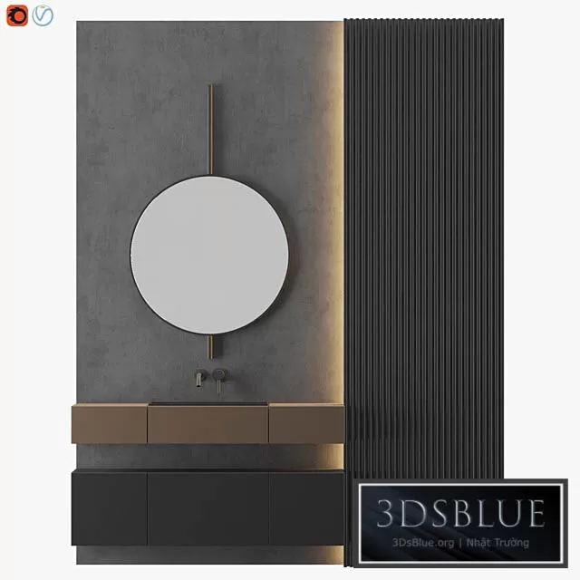 BATHROOM – BATHROOM FURNITURE – 3DSKY Models – 1289 BATHROOM – BATHROOM FURNITURE – 3DSKY Models – 1289