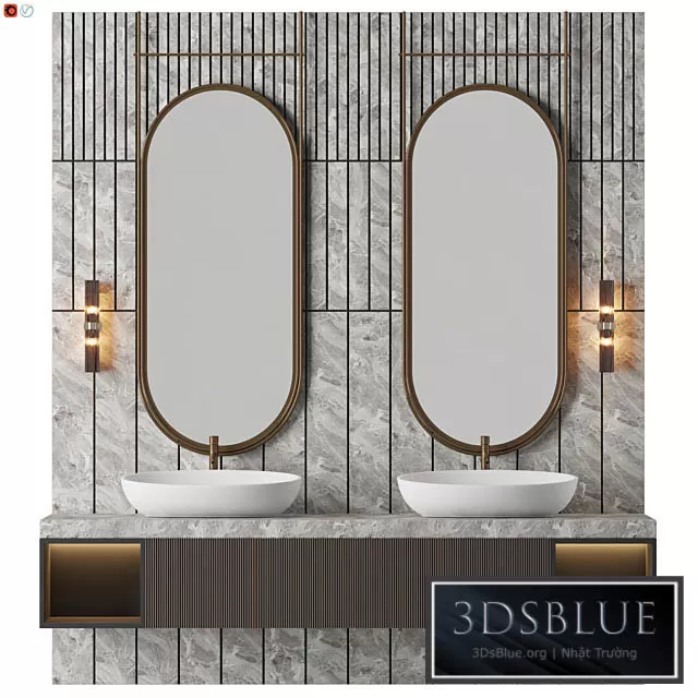 BATHROOM – BATHROOM FURNITURE – 3DSKY Models – 1298 BATHROOM – BATHROOM FURNITURE – 3DSKY Models – 1298