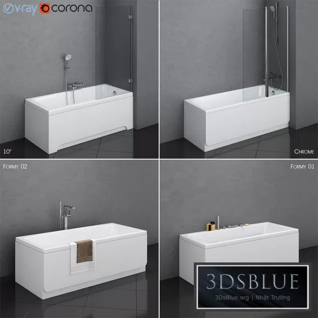 BATHROOM – BATHTUB – 3DSKY Models – 1314