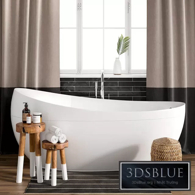 BATHROOM – BATHTUB – 3DSKY Models – 1317