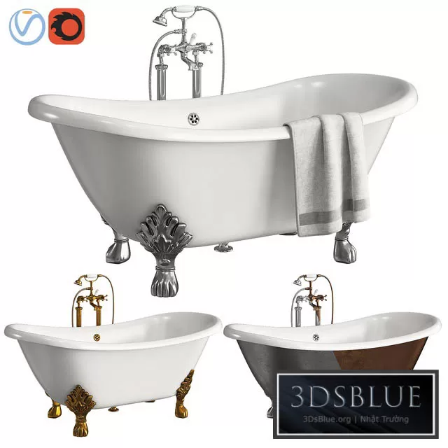 BATHROOM – BATHTUB – 3DSKY Models – 1328