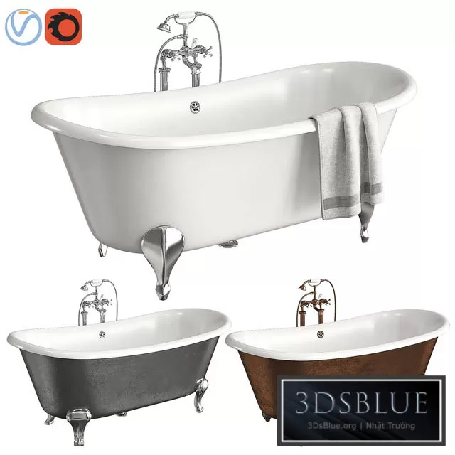 BATHROOM – BATHTUB – 3DSKY Models – 1330