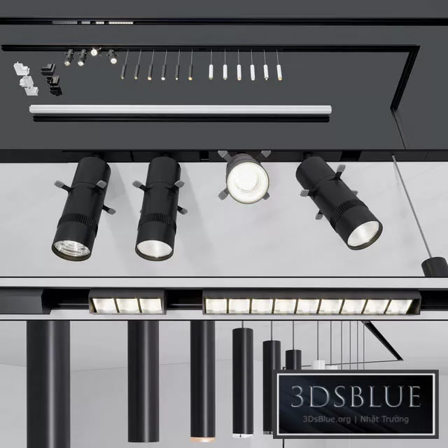 LIGHTING – TECHNICAL LIGHTING – 3DSKY Models – 13364