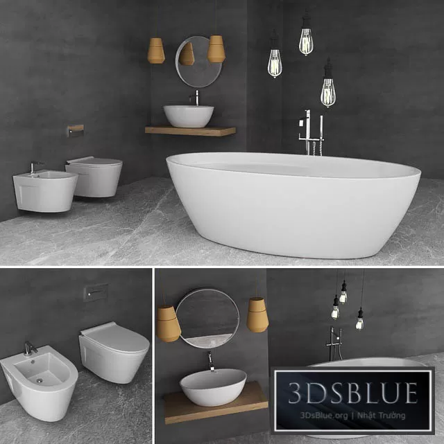BATHROOM – BATHTUB – 3DSKY Models – 1340