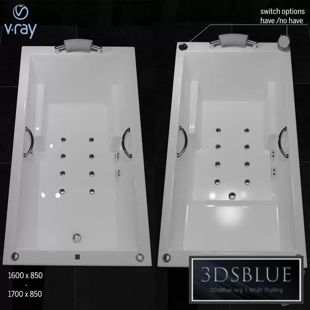 BATHROOM – BATHTUB – 3DSKY Models – 1353