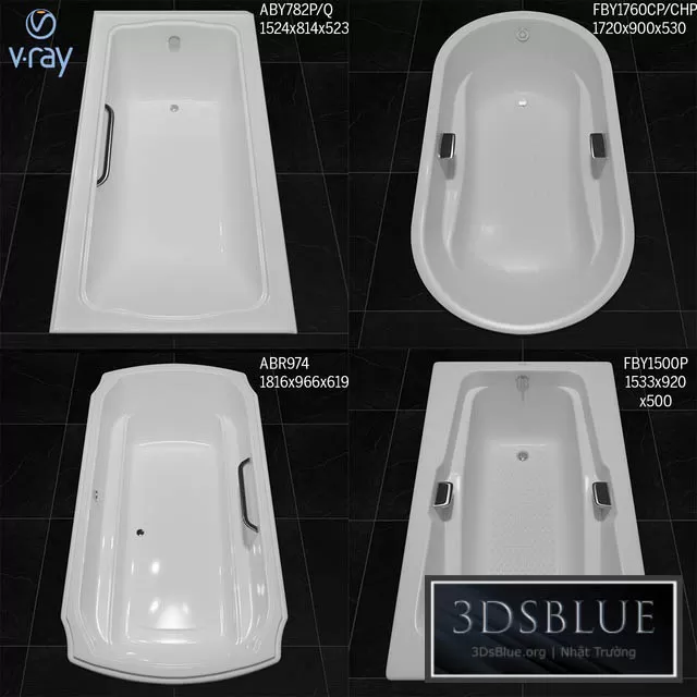 BATHROOM – BATHTUB – 3DSKY Models – 1372