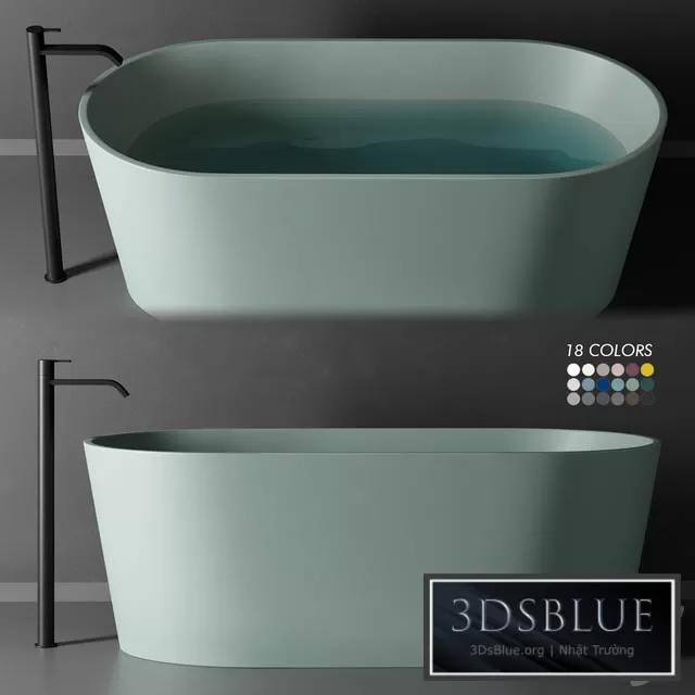 BATHROOM – BATHTUB – 3DSKY Models – 1383