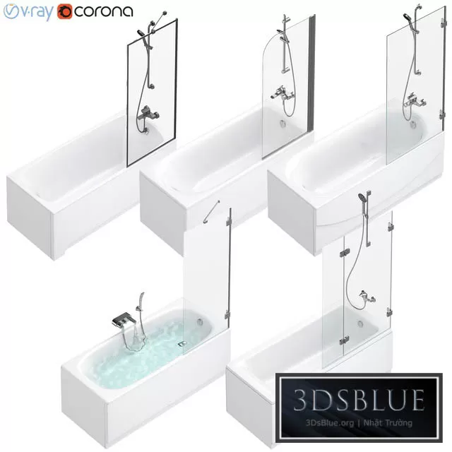BATHROOM – BATHTUB – 3DSKY Models – 1387