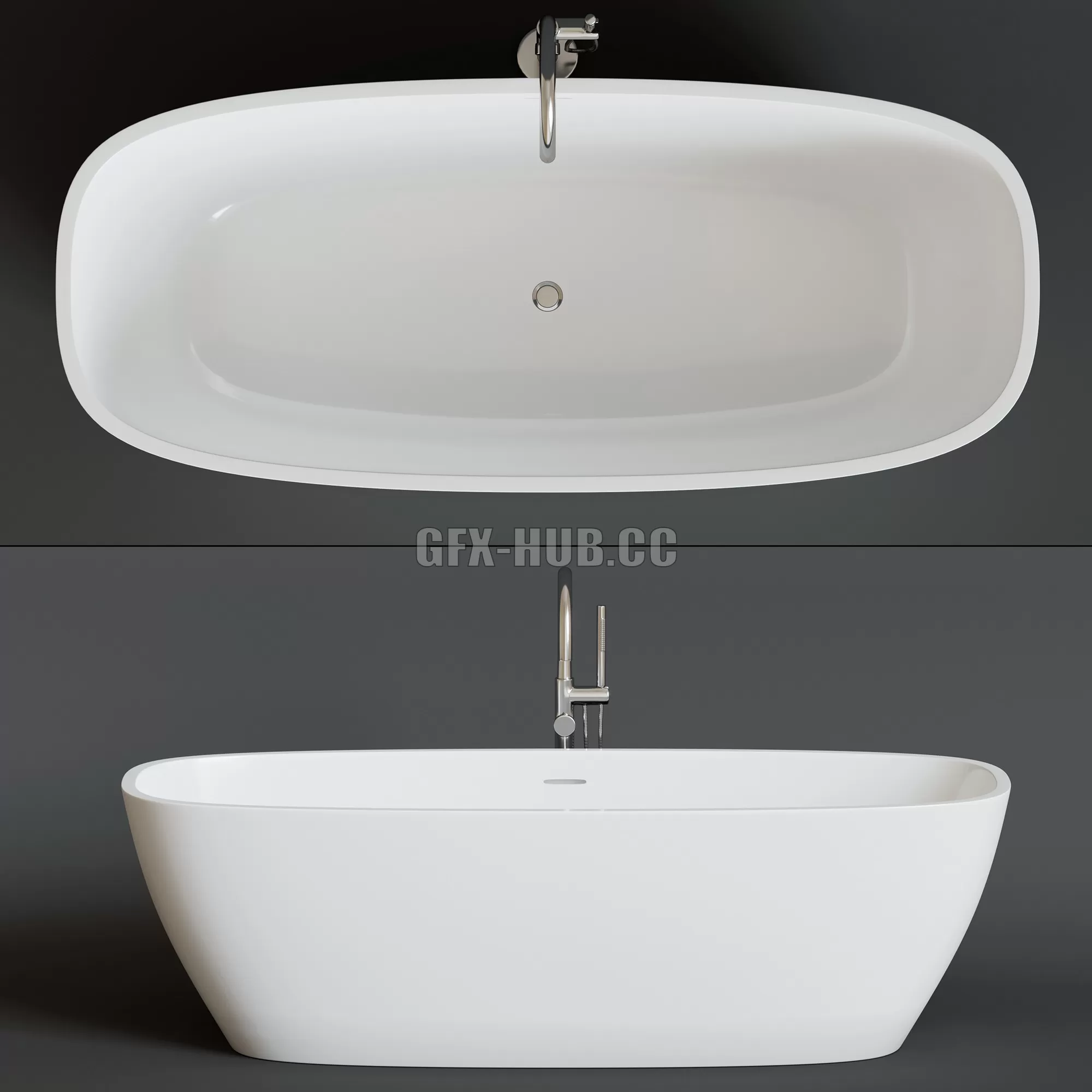 BATHROOM DECOR – Agape Normal bathtub
