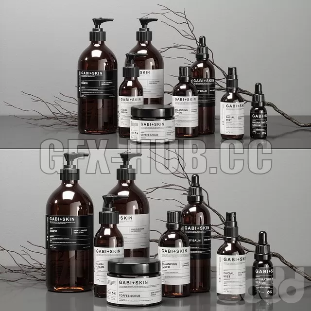 BATHROOM DECOR – Bathroom set 06 gabi+skin