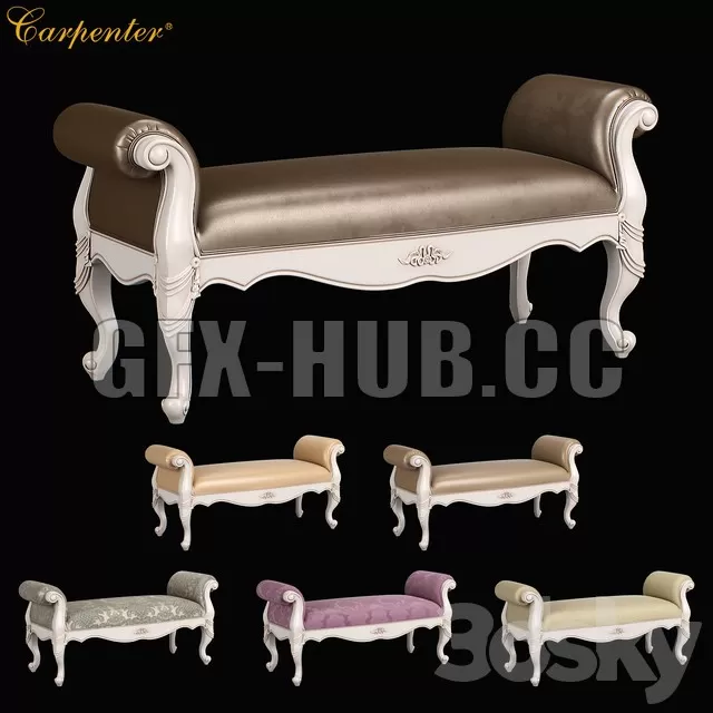 BED – 230 Carpenter Bed bench in the finish options