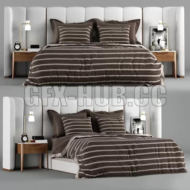 BED – Bed Aida Porada with decor