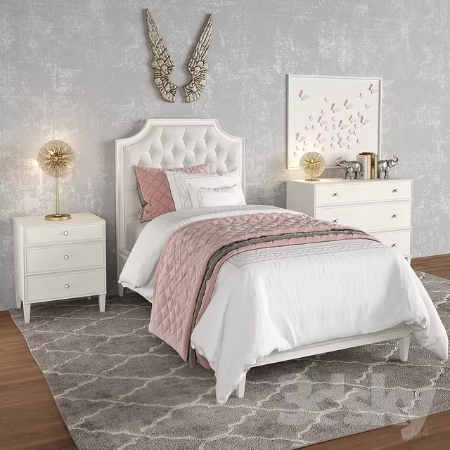 CHILDROOM – BED 3DSKYMODELS – 009