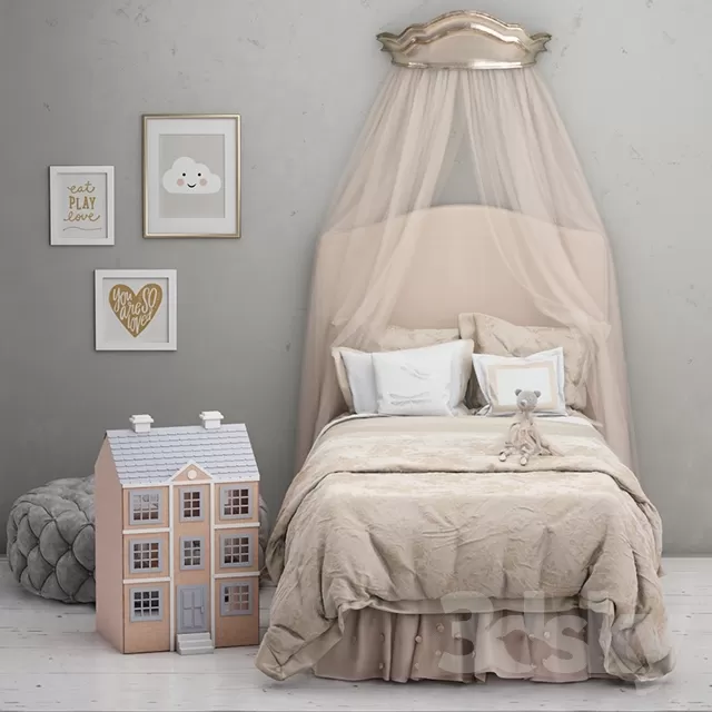 CHILDROOM – BED 3DSKYMODELS – 019