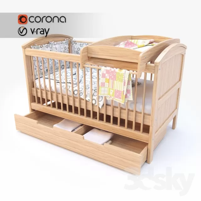 CHILDROOM – BED 3DSKYMODELS – 021