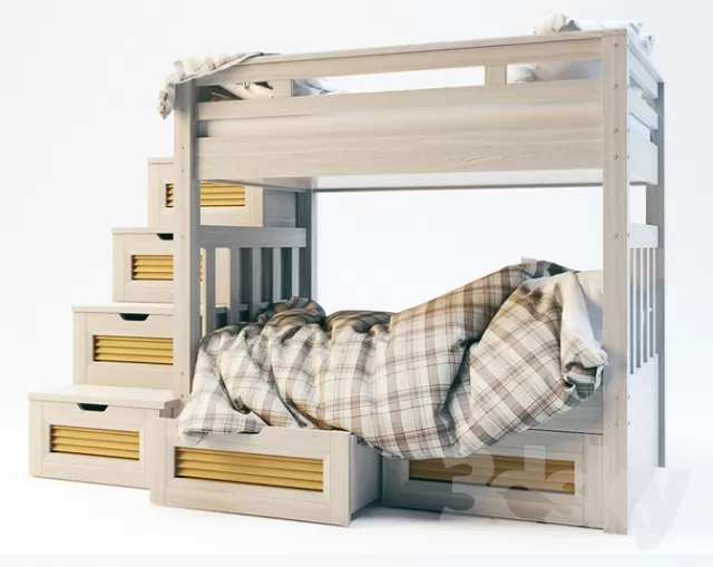 CHILDROOM – BED 3DSKYMODELS – 029