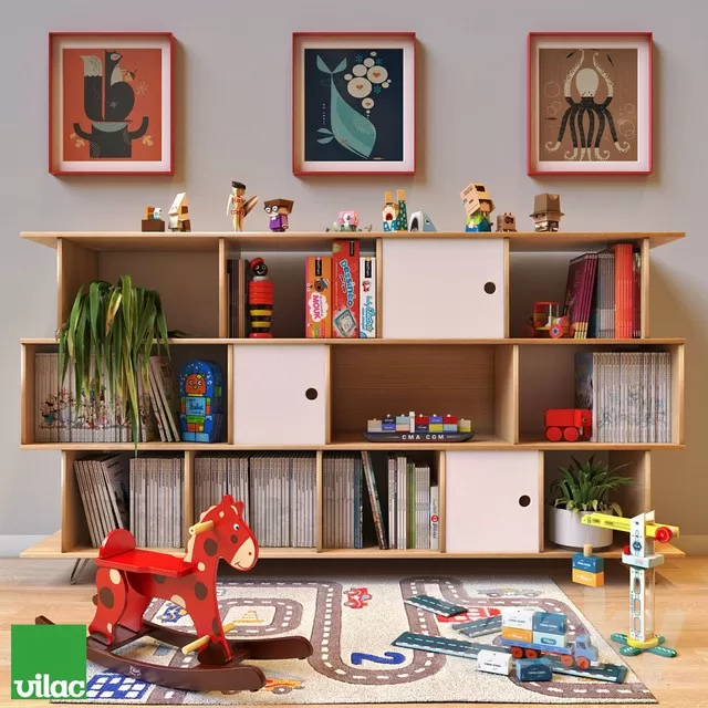 CHILDROOM – FURNITURE SETS – 3D MODELS – 005