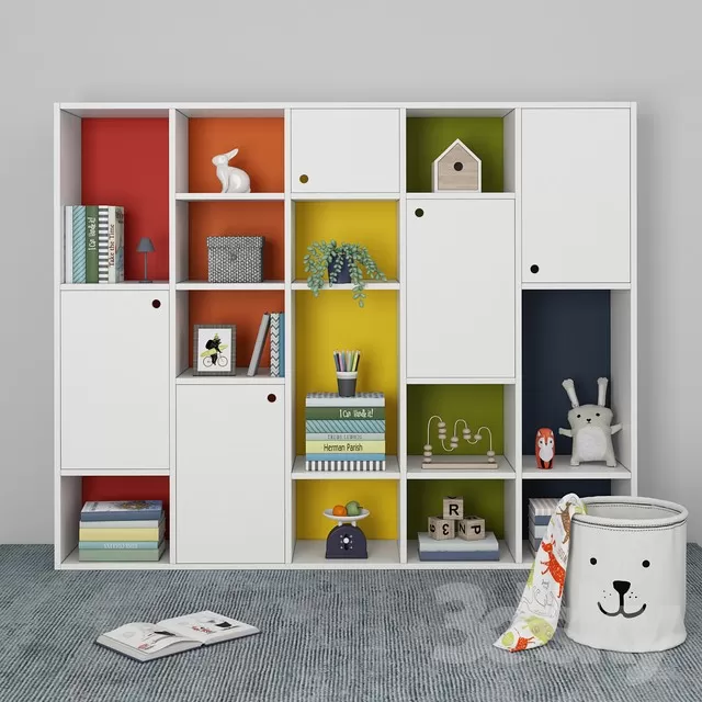 CHILDROOM – FURNITURE SETS – 3D MODELS – 045